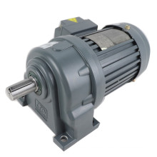 CH40-3700-10S 5hp 150rpm 215nm 40mm shaft Horizontal type 3phase 10:1 ratio 380V 3.7KW electric ac motor with gearbox reducer